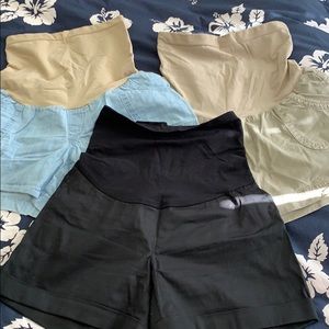 3 Motherhood Maternity shorts